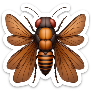 Can you do a emoji of a cicada dark styke sticker