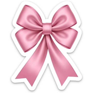 İt should give clean girl vibe it should be an emoji like an ribbon pink sticker