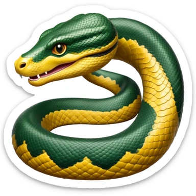 cinematic-noble-anaconda-portrait-emoji,-poised-and-imposing,-with-a-massive,-sinuous-build-draped-in-intricately-patterned-scales-and-piercing,-focused-eyes,-simplified-yet-sharp-and-sophisticated-features,-highly-detailed sticker