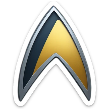 startrek federation badge sticker