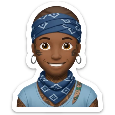 A gang member  sticker