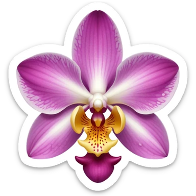 Orchid flower  sticker