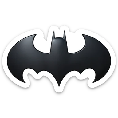batman symbol sticker