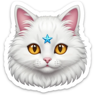 Cat With Stars in eye
 sticker
