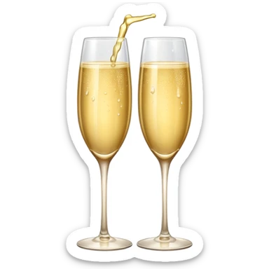 Champagne sticker
