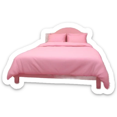 Aesthetic pink bedroom sticker