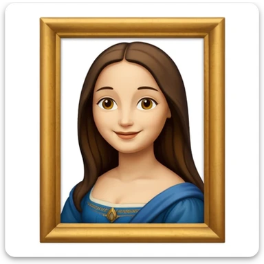 monalisa painting sticker