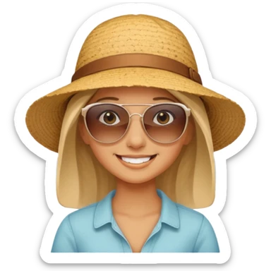 girly travel sticker