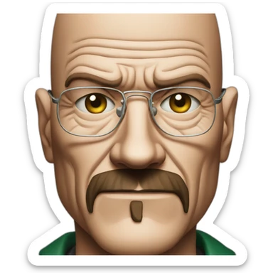 breaking bad Walter white chemistry sticker