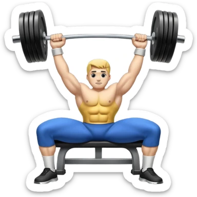 bench press sticker