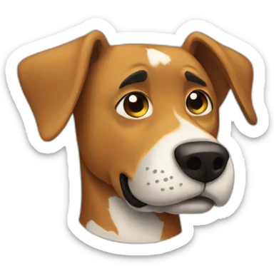 this is fine dog sticker