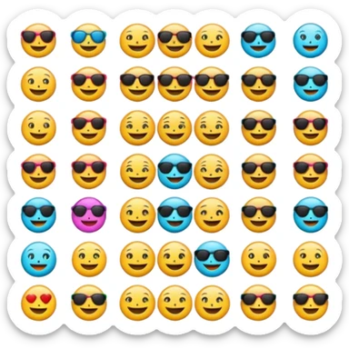 AI emojis sticker