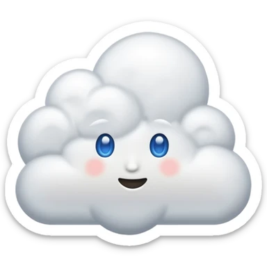 poudre blanche sticker