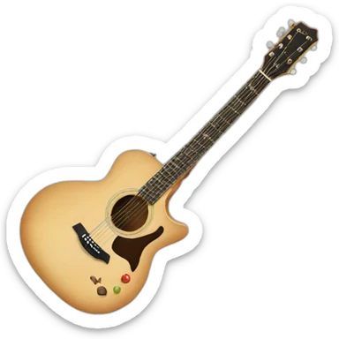Taylor swift guitar sticker