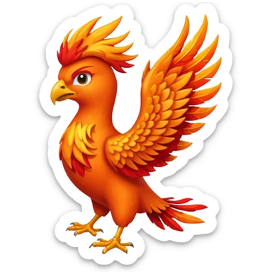 Great phoenix sticker