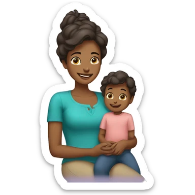 Mãe e filho sticker
