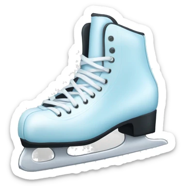 Ice skates sticker