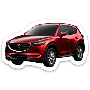 Red Mazda CX5 sticker