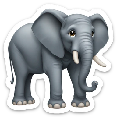 Elephant sticker