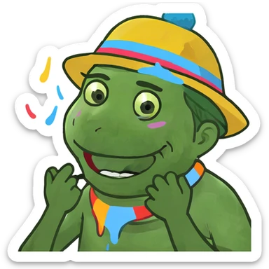 person hands on neck crying and laughing  sticker