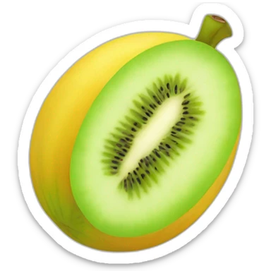 Banan melon kiwi citron sticker