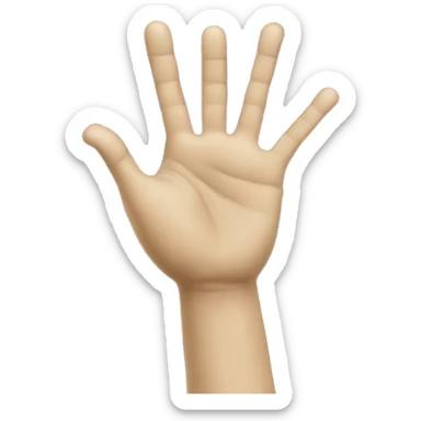 Neo from matrix holding up handpalm sticker