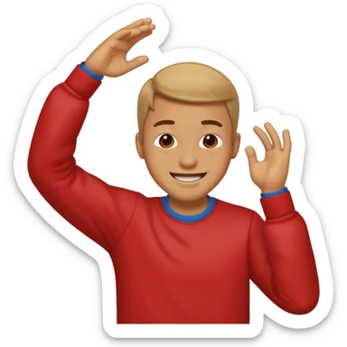 original emoji man dabbing  sticker
