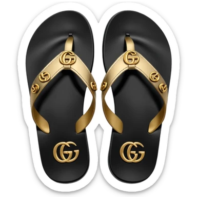 gucci flip flops sticker