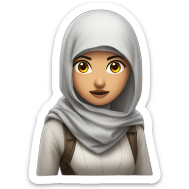 arab-girl-rage-playing-valorant sticker