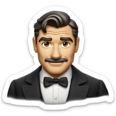 Clark Gable sticker