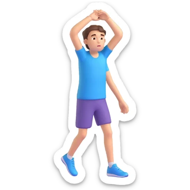 sweaty boy man sticker