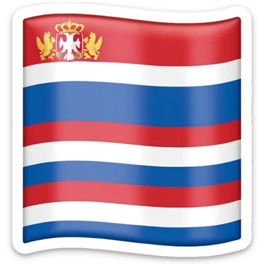 Flag of Serbia & Montenegro sticker