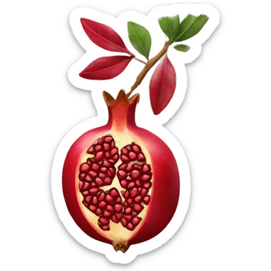 pomegranate emoji sticker
