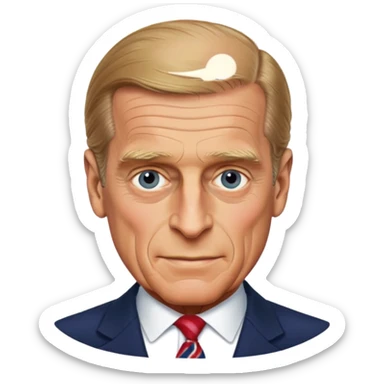 Prince philip sticker