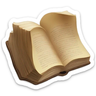 a book with the emotion of embarrassment  sticker