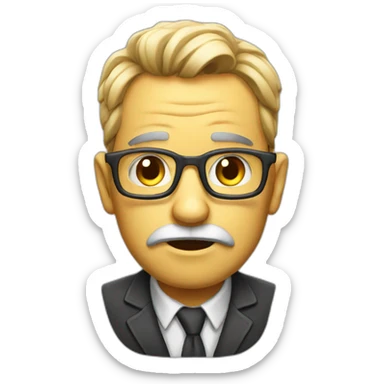 Mad mathematician sticker