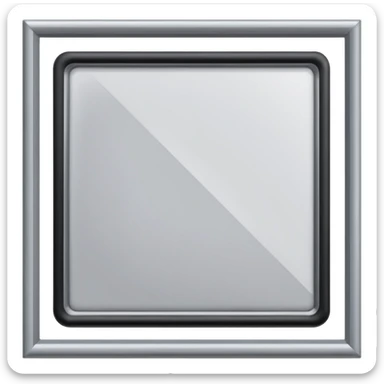 rectangulo de un distancia de metro cuadrado sticker