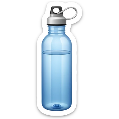 old camping water bottle sticker