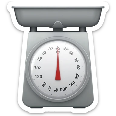 food scales sticker