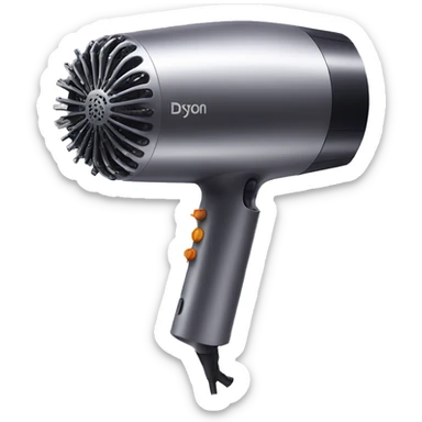 dyson hair dryer sticker