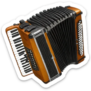 Balkan Accordion instrument sticker