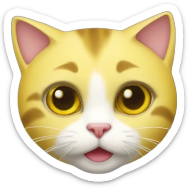 The banana cat sticker