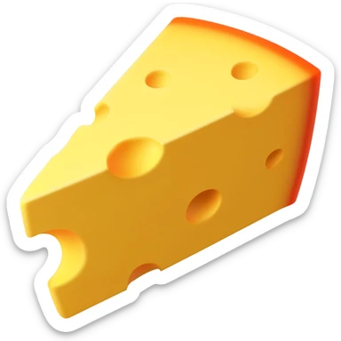 cheese slice sticker