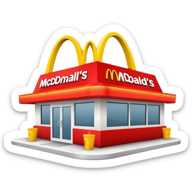 McDonald’s  sticker