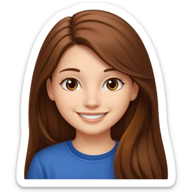 college girl sticker