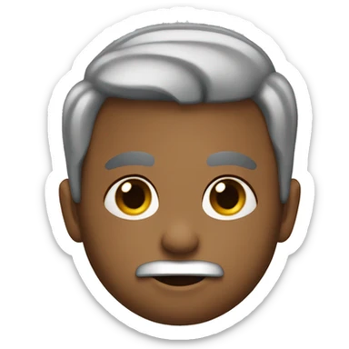 Josiah with a zipper on his mouth sticker