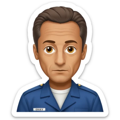 Nicolas sarkozy en prison  sticker