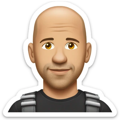 vin diesel brasileiro sticker