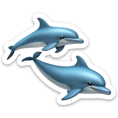 Dolphin sticker