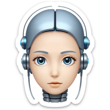 Neuro-sama the AI vtuber girl sticker